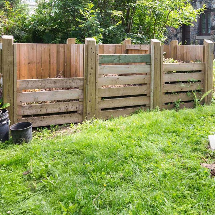 fenced compost