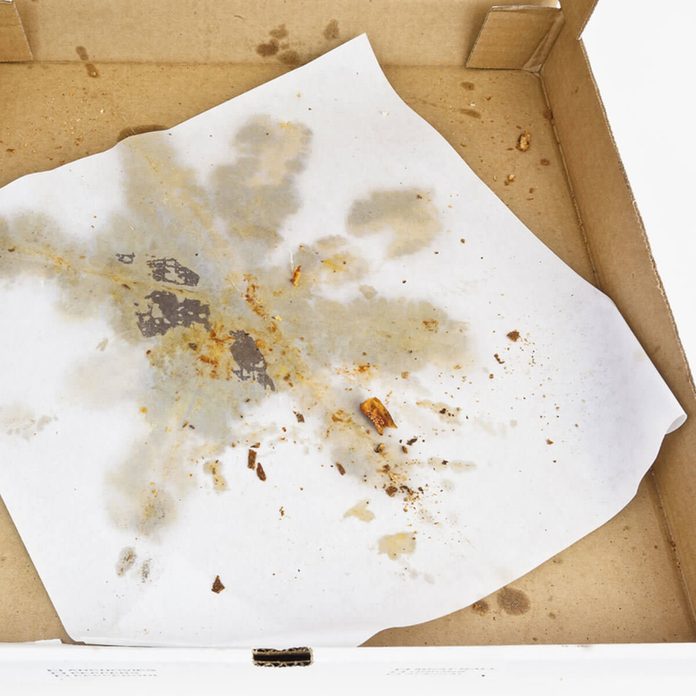 Empty pizza box not recyclable