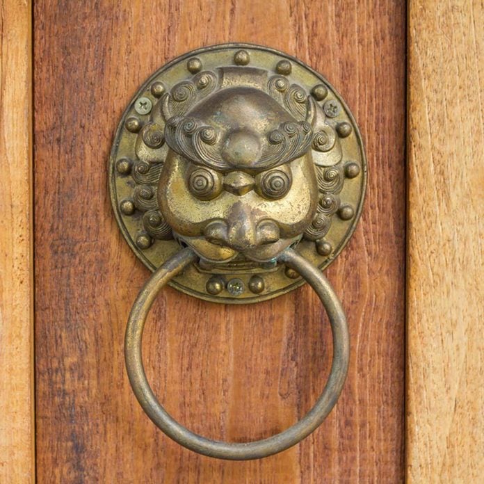 ornate door knocker hardware