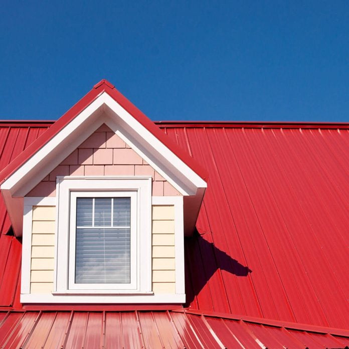 Red Metal, Fire-Resistant Roofing