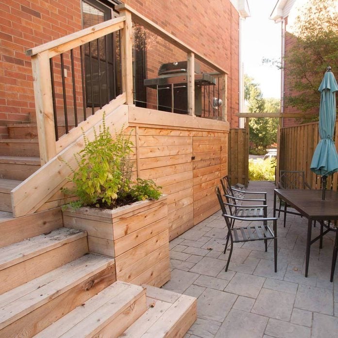 Small Deck with Patio