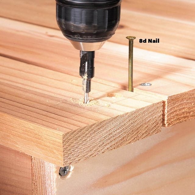 Drill holes grill table