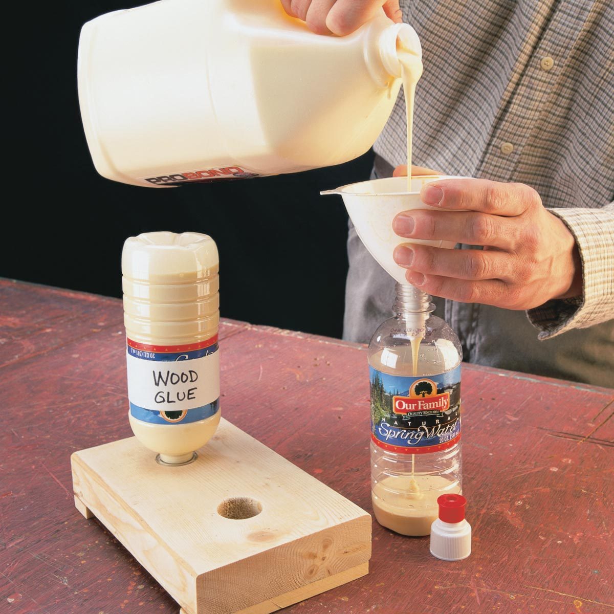 glue dispensers water bottle