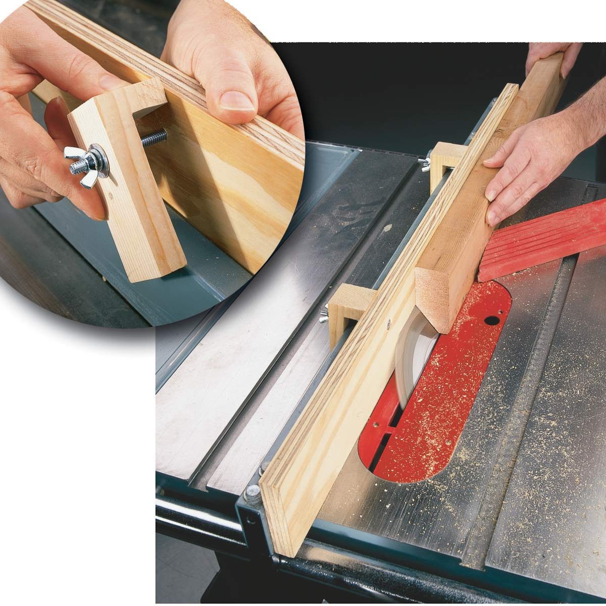 quick table saw fence