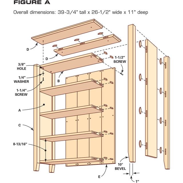 FH11NOV_BOOKCA_13-1200 simple bookcase