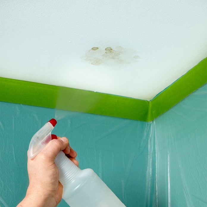 ceiling water stains