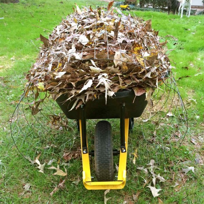 Wheelbarrow Leaf Trapper — The Family Handyman