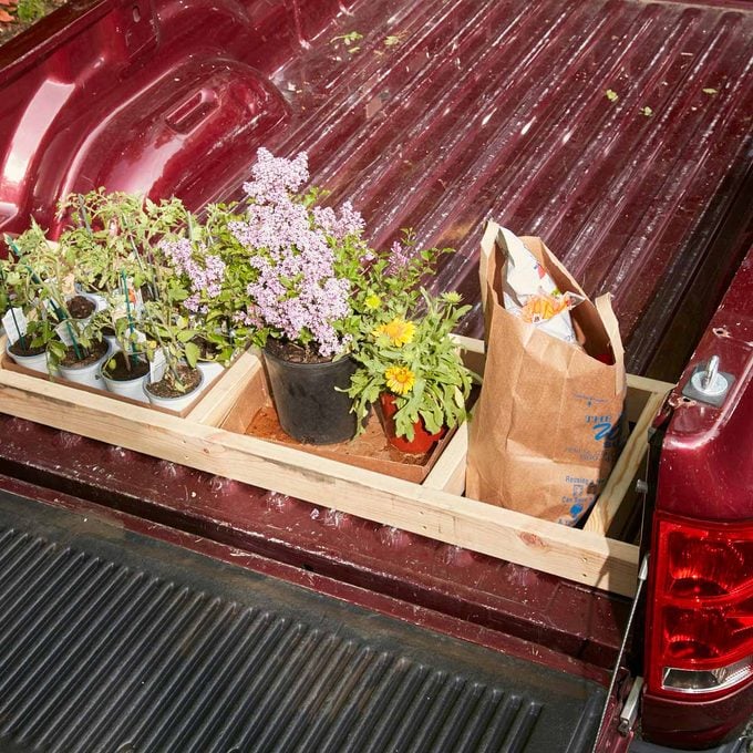 truck bed plant caddy