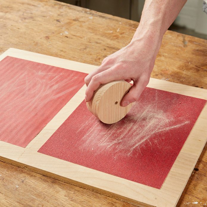 Sanding Station for Small Work Handy Hint