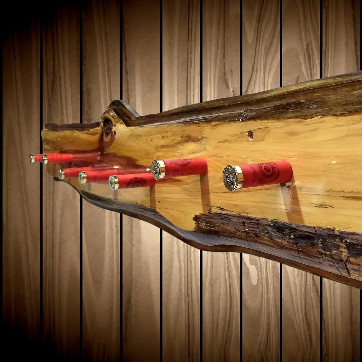 Shotgun Shell Hooks coat rack