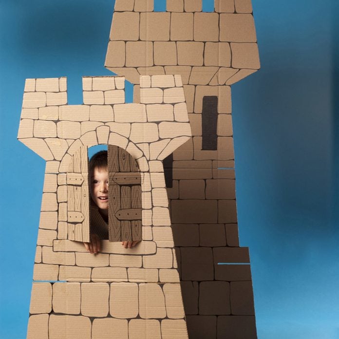 cardboard castle