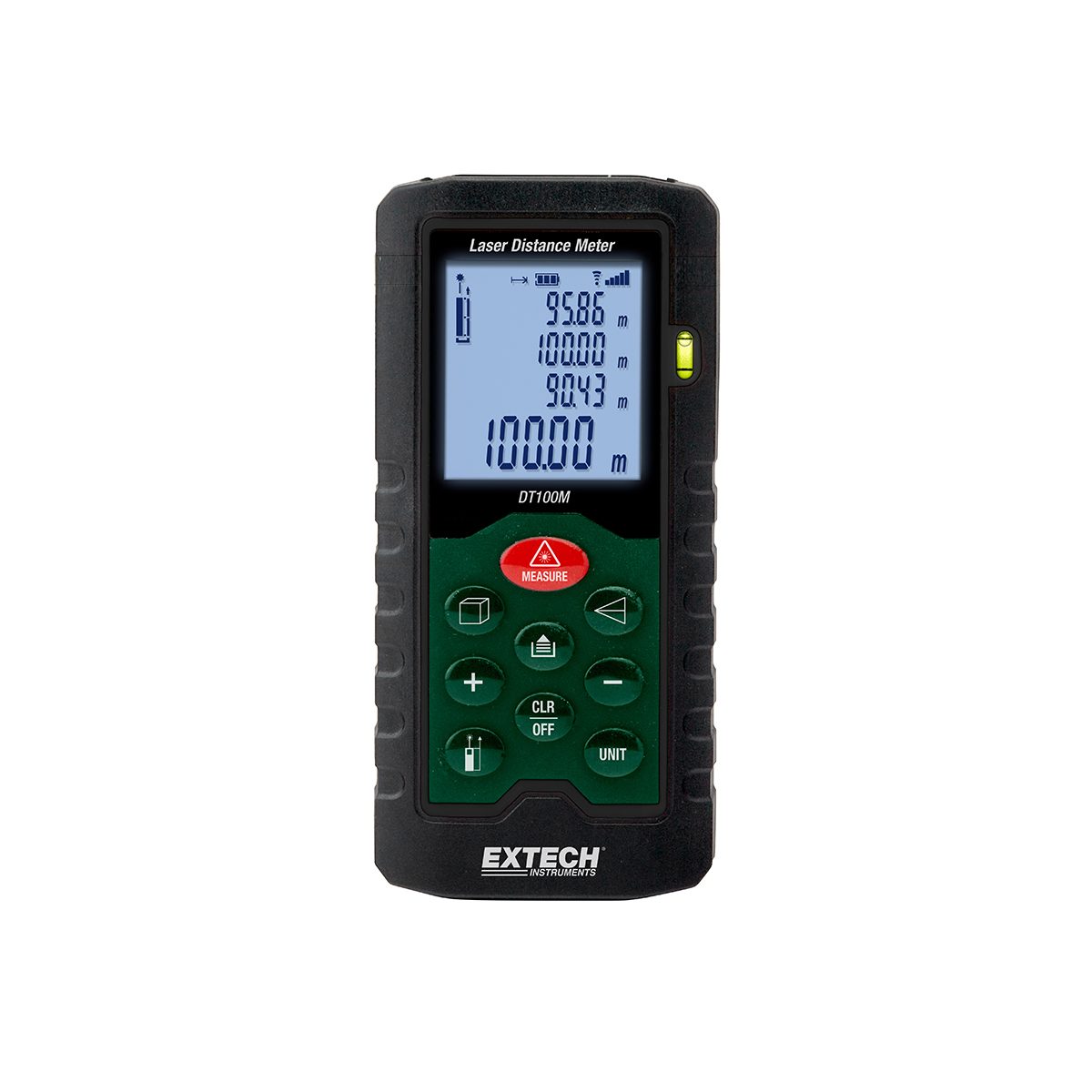 Green and Black Laser Distance Measurer With Digital Screen | Construction Pro Tips