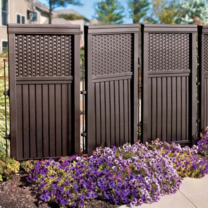Hide AC Unit with an Outdoor Privacy Screen