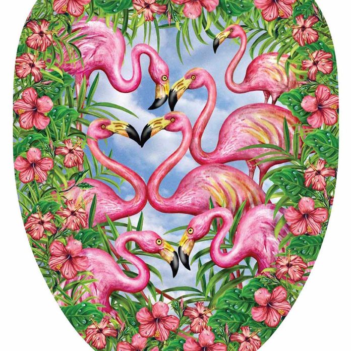 flamingo toilet