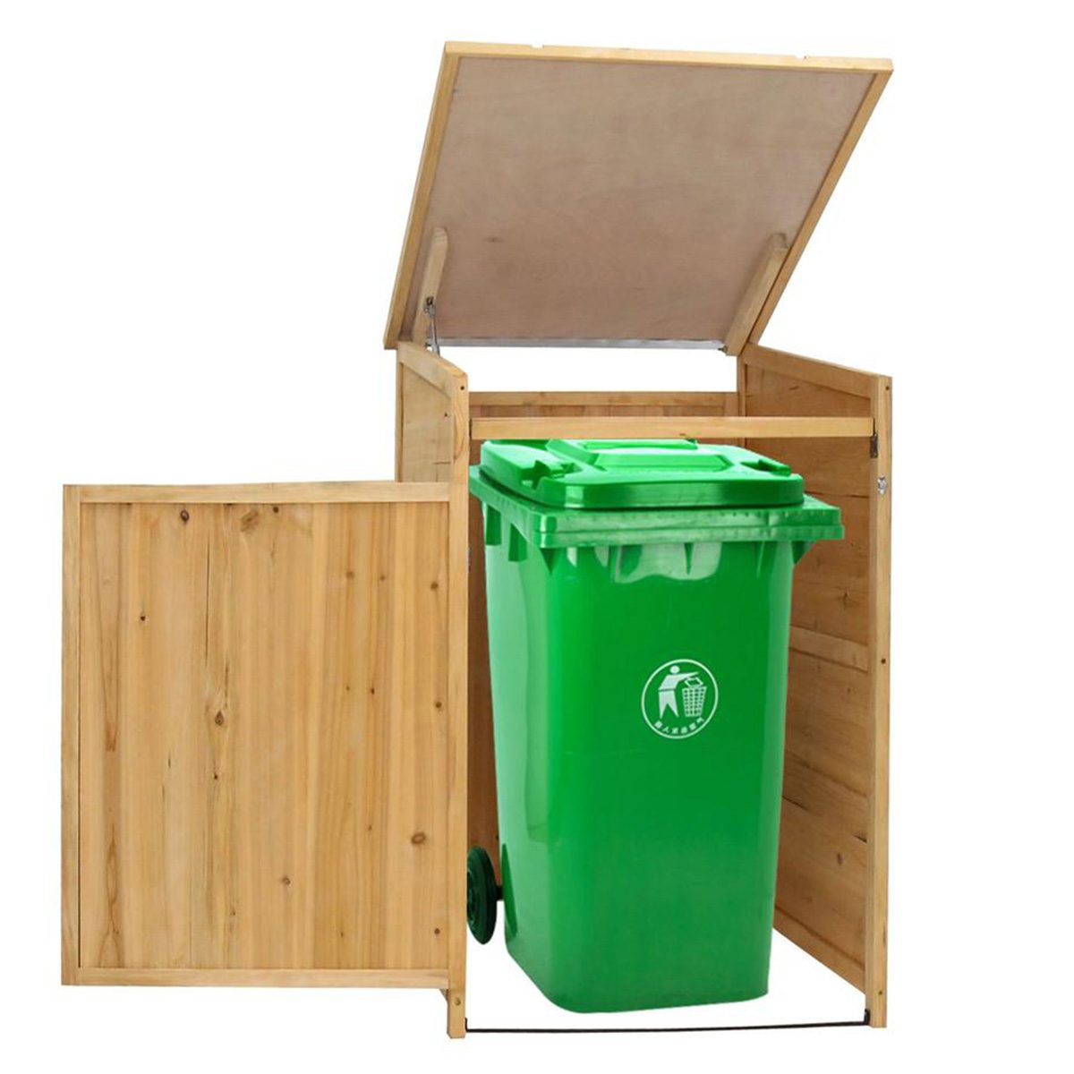 Storage shed for trash cans
 
