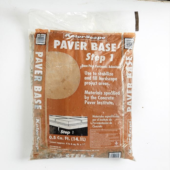 Sand as Paver Base