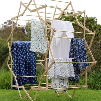 star shaped clothes drying rack