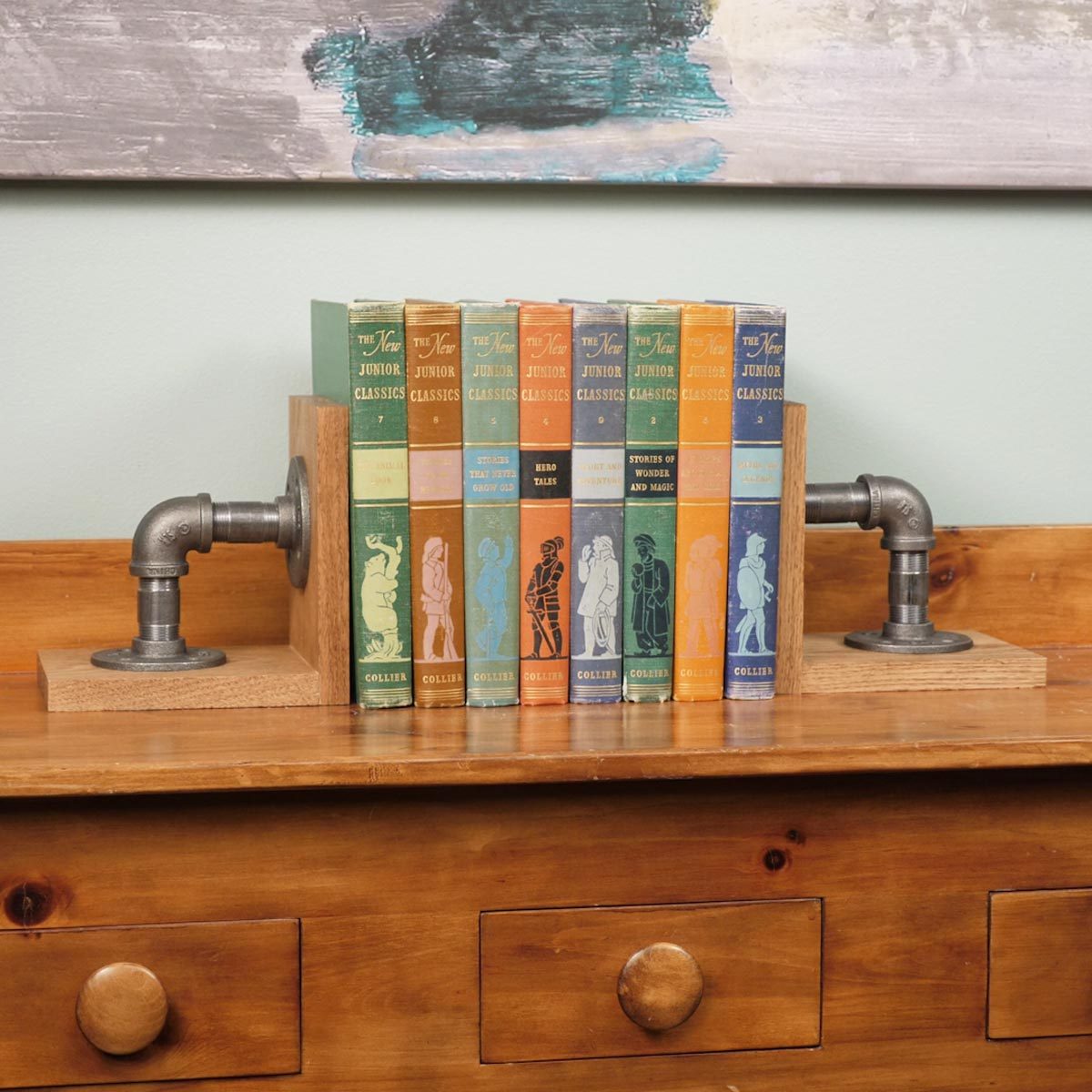 Saturday Morning Workshop: How To Build Industrial Bookends