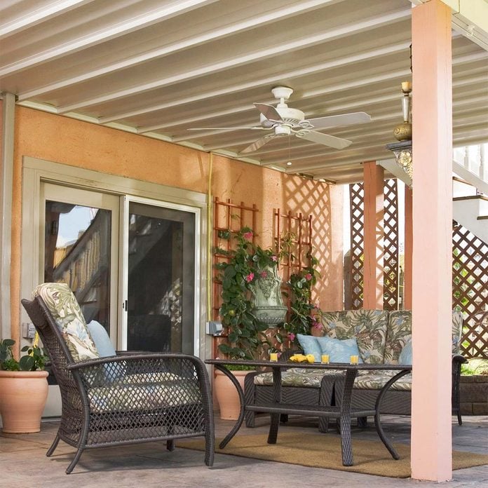 under deck roof