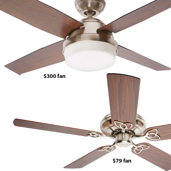 With Ceiling Fans You Get What Pay For Family Handyman - Double Insulated Ceiling Fan With Light