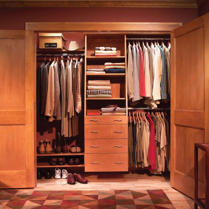 closet organization storage after