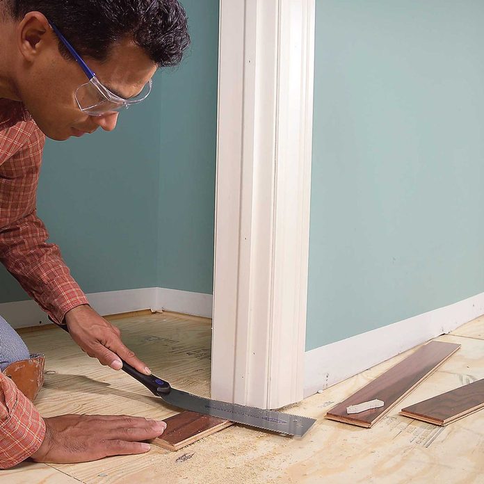 installing per finished wood flooring 