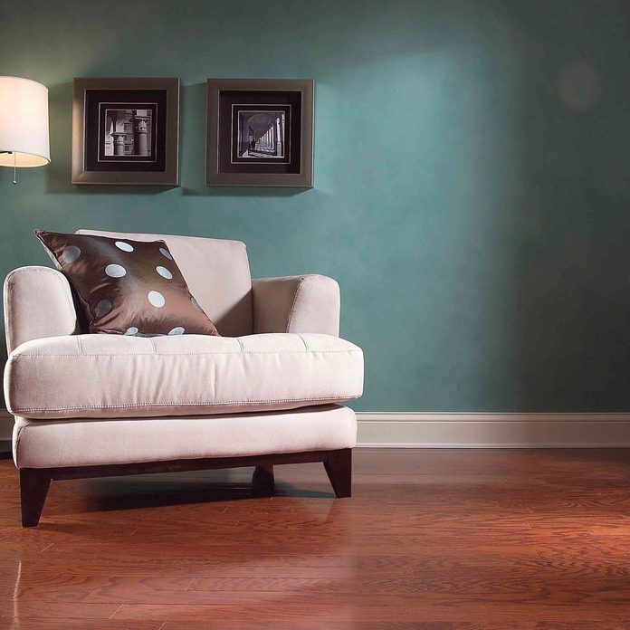 living room finished wood flooring 