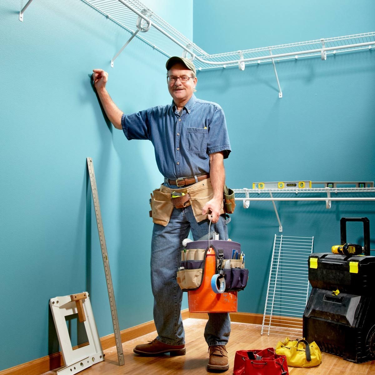 How To Install a Wire Closet Organizer 