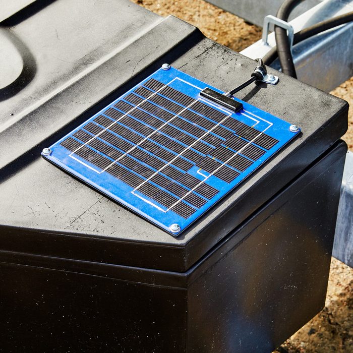 Solar panel charging option | Construction Pro Tips