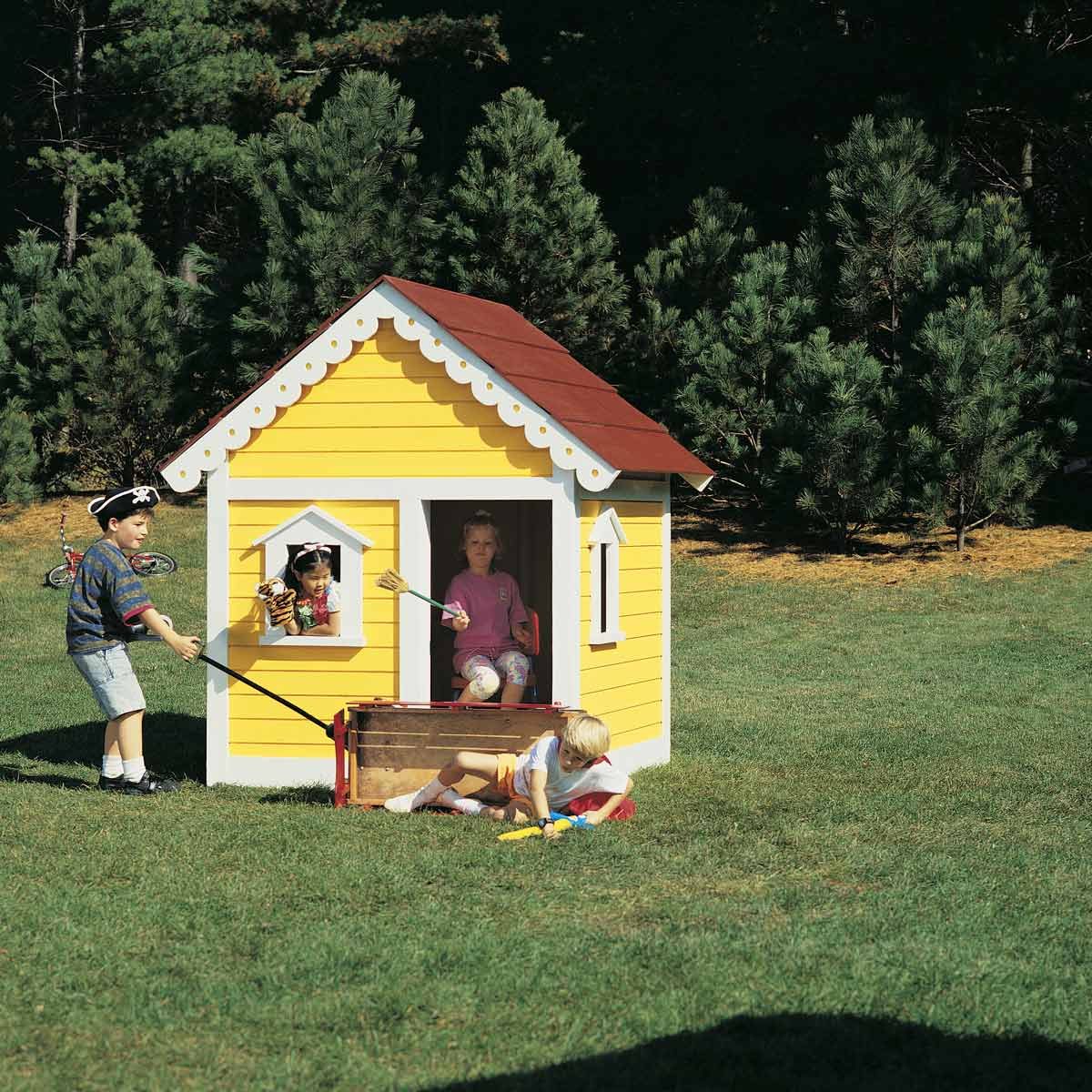 Do It Yourself How to Build a Playhouse The Family Handyman