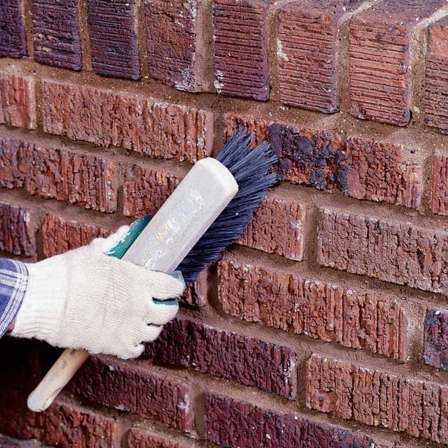 clean bricks mortar joints