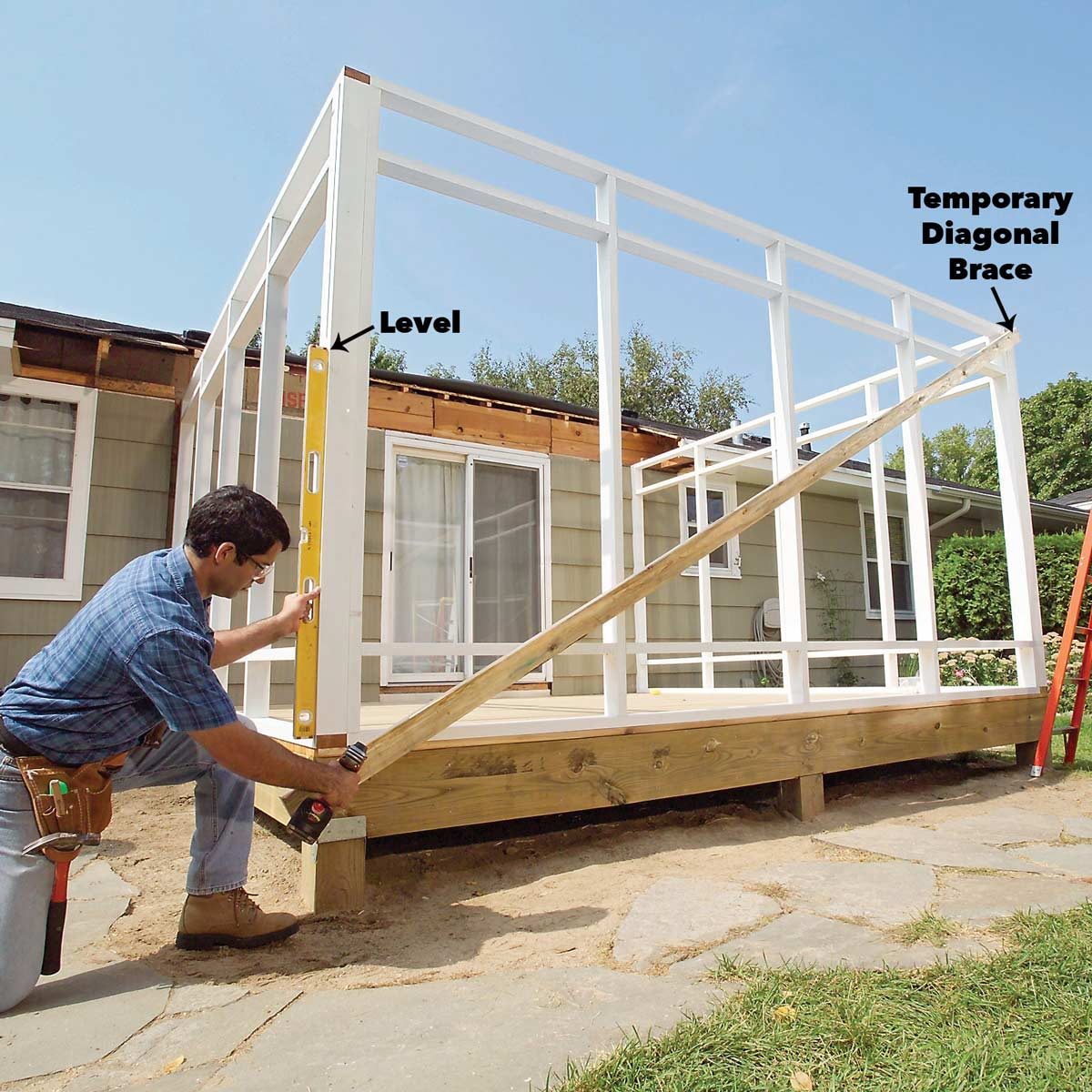 Screened Porch Framing Details How to Build a Screen  Porch  Screen  Porch  Construction 