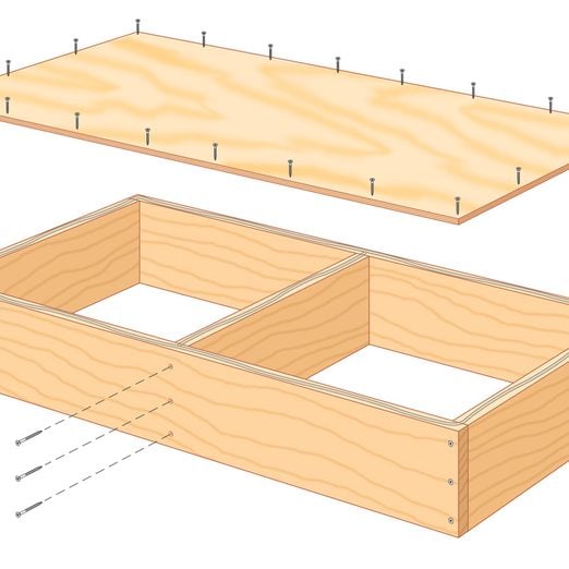 diagram of how to build a laundry pedestal