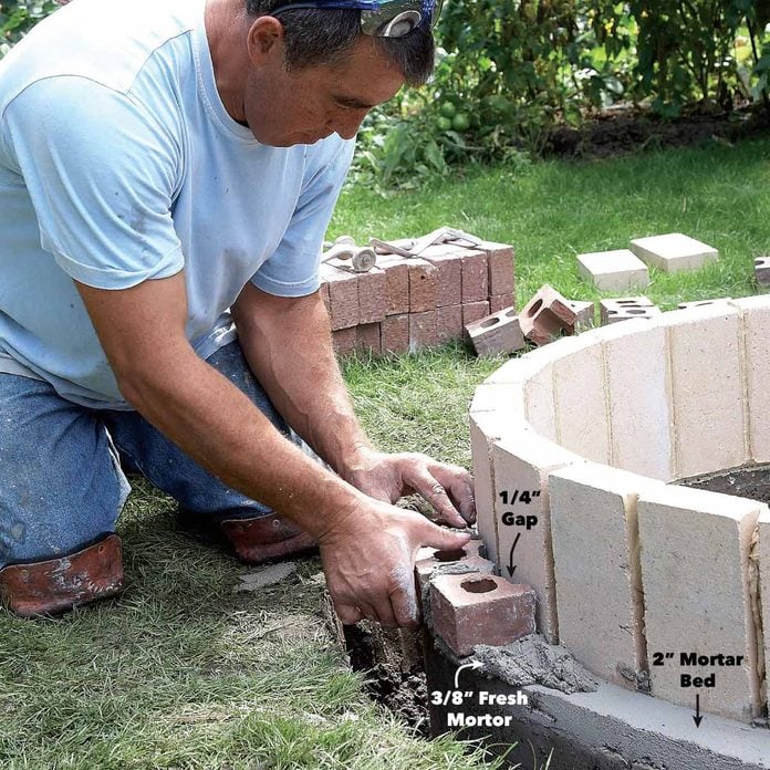 How To Build A Diy Fire Pit Family, Brick Fire Pit Vents