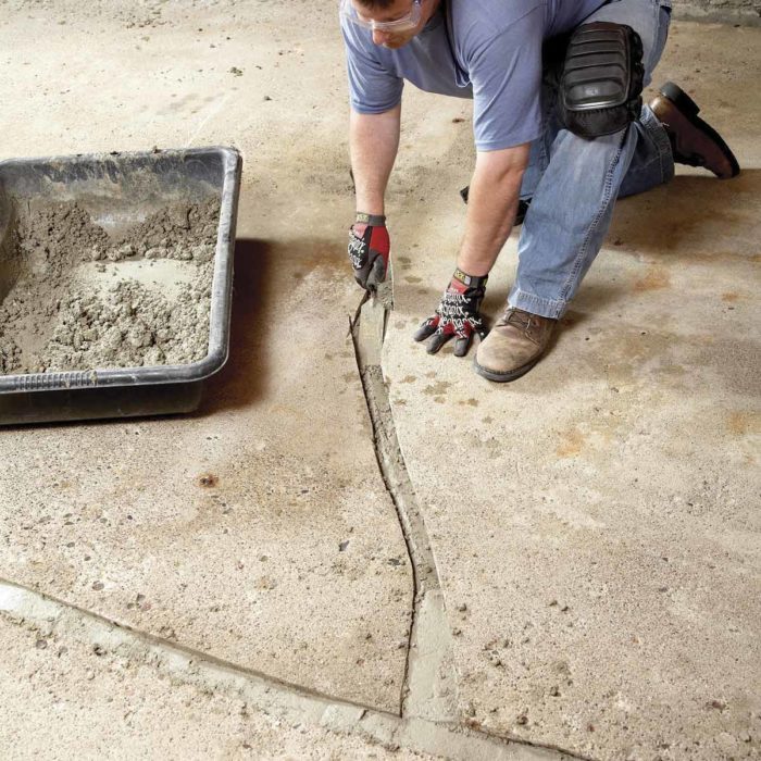 DIY Concrete Crack Repair | Family Handyman
