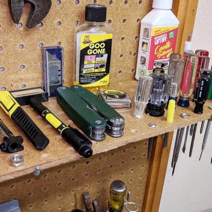 pegboard tool organizer garage storage