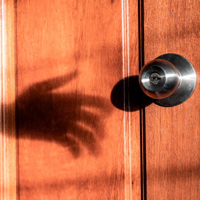 door creepy shadow is your house haunted