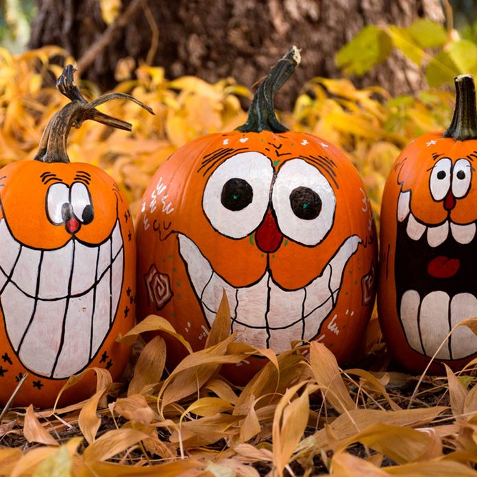 Funny Painted Pumpkin Faces
