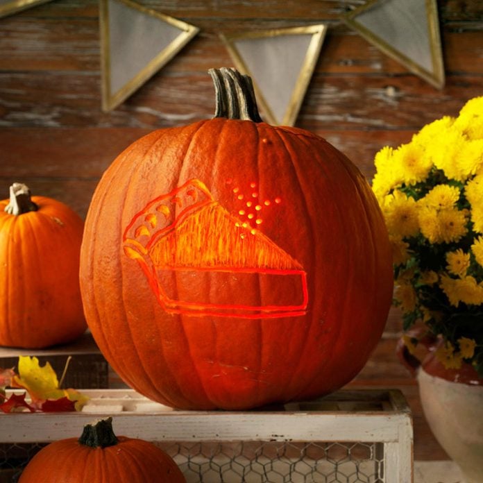piece of pie jack o'lantern pumpkin halloween