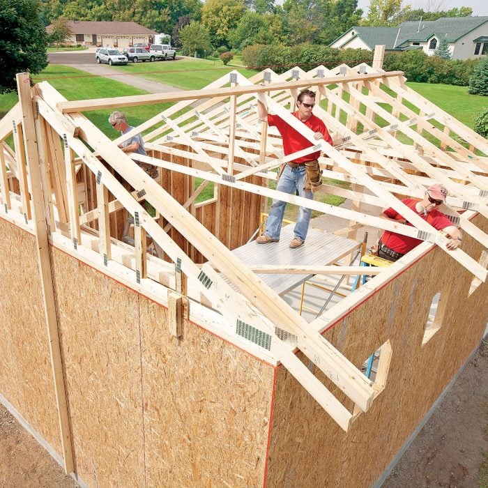 Build Shed Roof Trusses