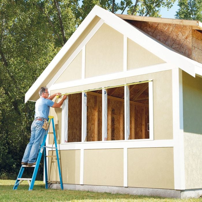 Dress Up a Plain Shed With Trim