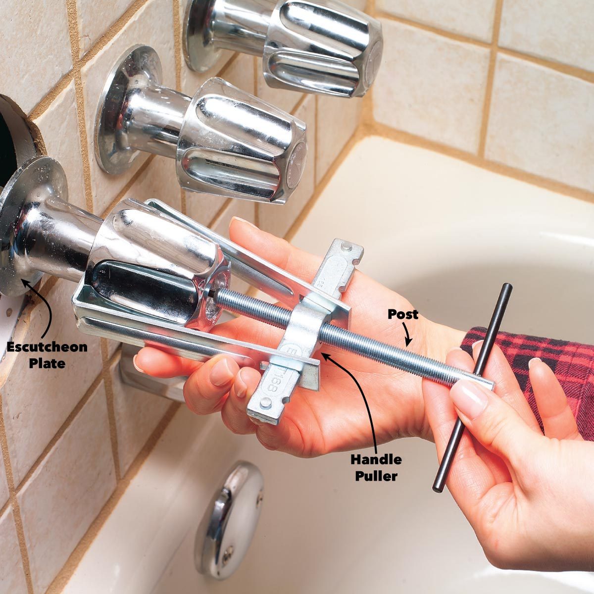 How To Fix A Leaking Bathtub Faucet Family Handyman