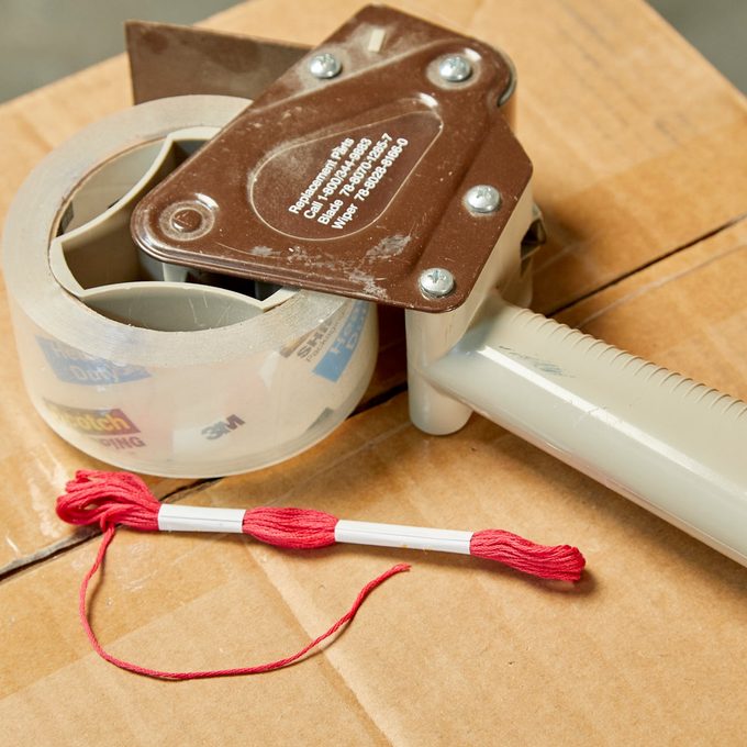 HH Handy hint tear apart packaging tape box string