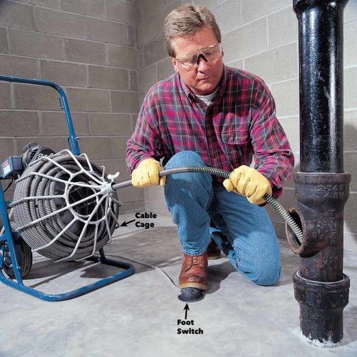 How to Unclog a Pipes Using a Drain Auger (DIY)