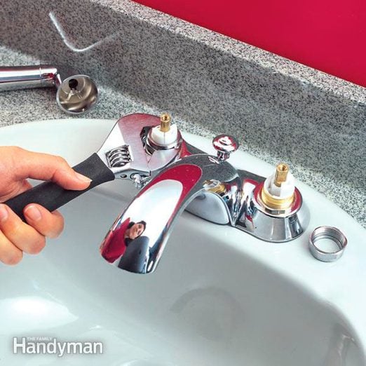 Quickly Fix A Leaky Faucet Cartridge Diy Family Handyman - How To Replace Bathroom Sink Washer