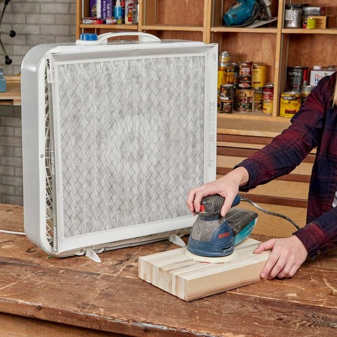 HH Handy Hint box fan woodworking filter fan furnace filter