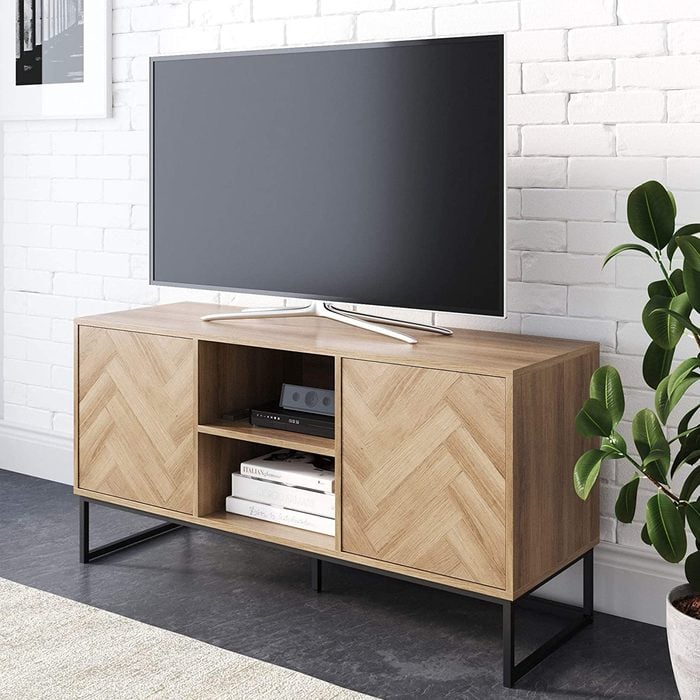 Nathan James Dylan Media Console Cabinet Or Tv Stand With Doors Ecomm Amazon.com