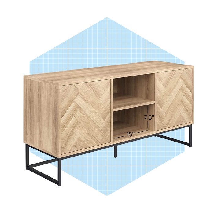 Nathan James Dylan Media Console Cabinet Or Tv Stand With Doors Ecomm Amazon.com