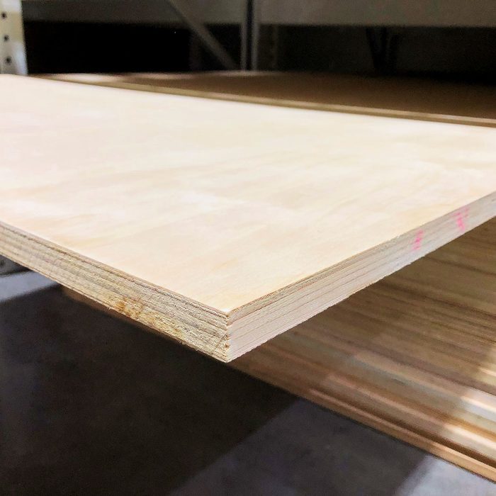 A slab of plywood with defects | Construction Pro Tips