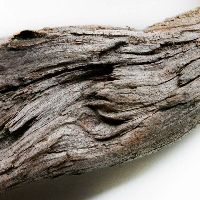 Salty driftwood can corrode your fireplace.